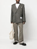 Maison MIHARA YASUHIRO checked-pattern blazer