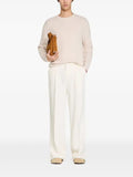 SANDRO crew-neck sweater in seed stitch