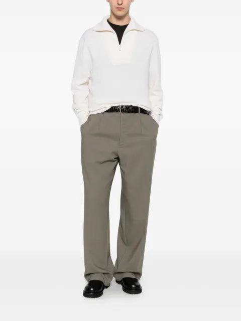Eleventy zip wool sweater