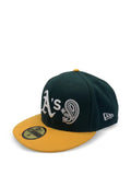 NEW ERA CAP 59FIFTY Oakland Athletics patchwork-paisley-pattern baseball cap