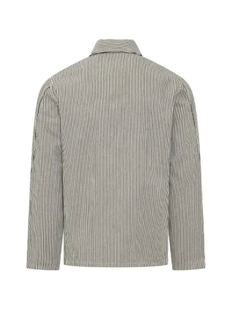 Givenchy couture seam striped jacket in denim