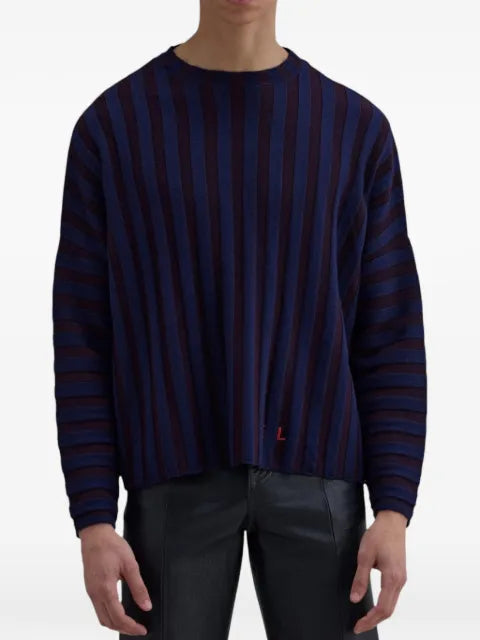 Eckhaus Latta Keyboard ribbed-knit sweater