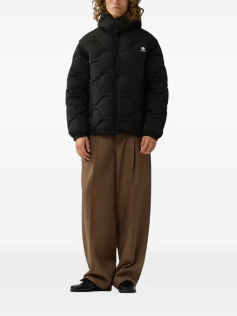 New Amsterdam Surfassociation quilted hooded jacket