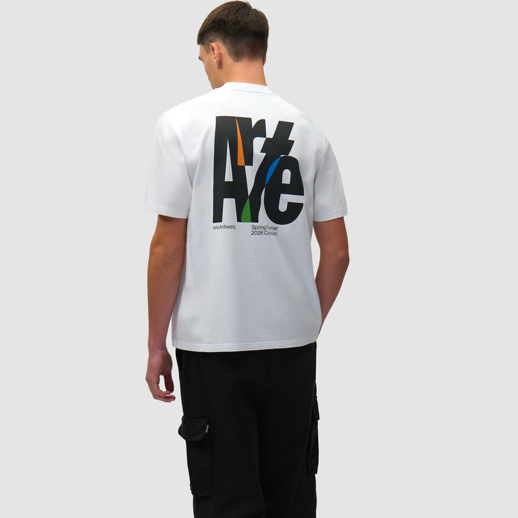 Arte Big Logo Back T-shirt: White