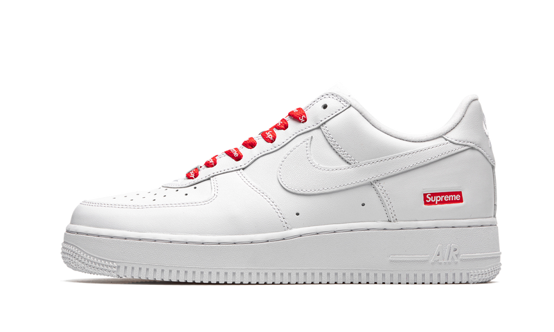 Supreme x Nike Air Force 1 Low 'Mini Box Logo - White' (CU9225-100) Men's & Women's Sneakers
