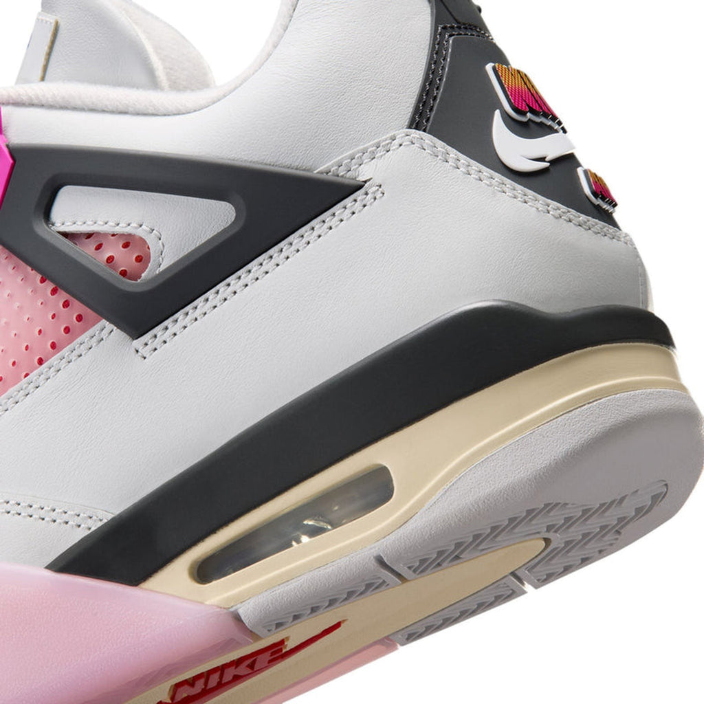 AIR JORDAN 4 RETRO  100OFF WHITEFIRE PINK-ANTHRACITE