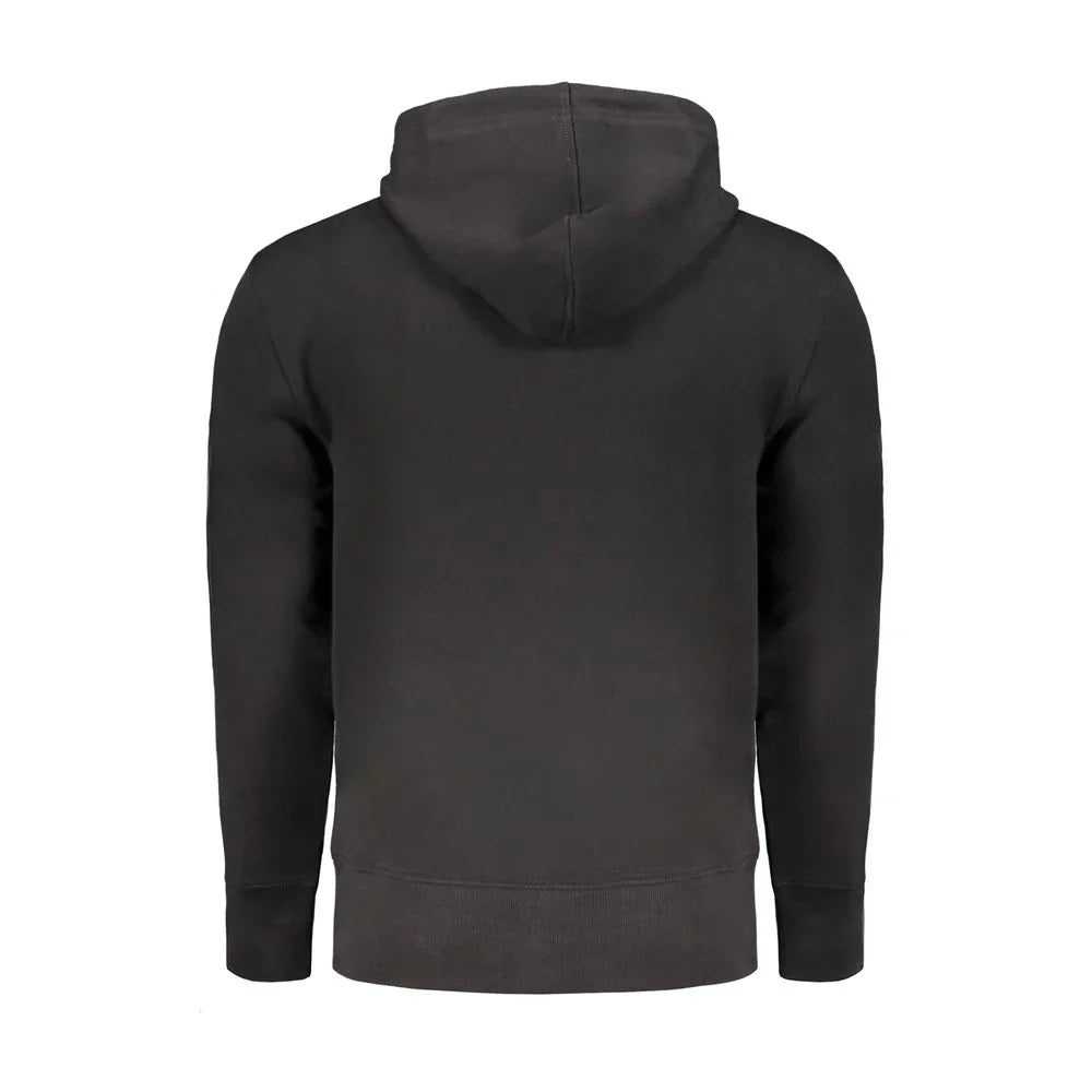 Calvin Klein Logo Zip Hoodie — Black