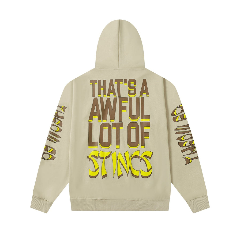 THAT'S A AWFUL LOT OF COUGH SYRUP Stings Character Graphic Hoodie